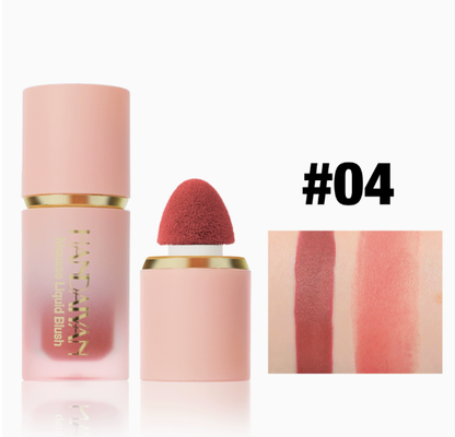 ☁️ Tekutá lícenka Mousse ｜ Niacínamid pre výživu pleti, ľahká a dobre drží po celý deň bez toho, aby sa zlepovala 🧽