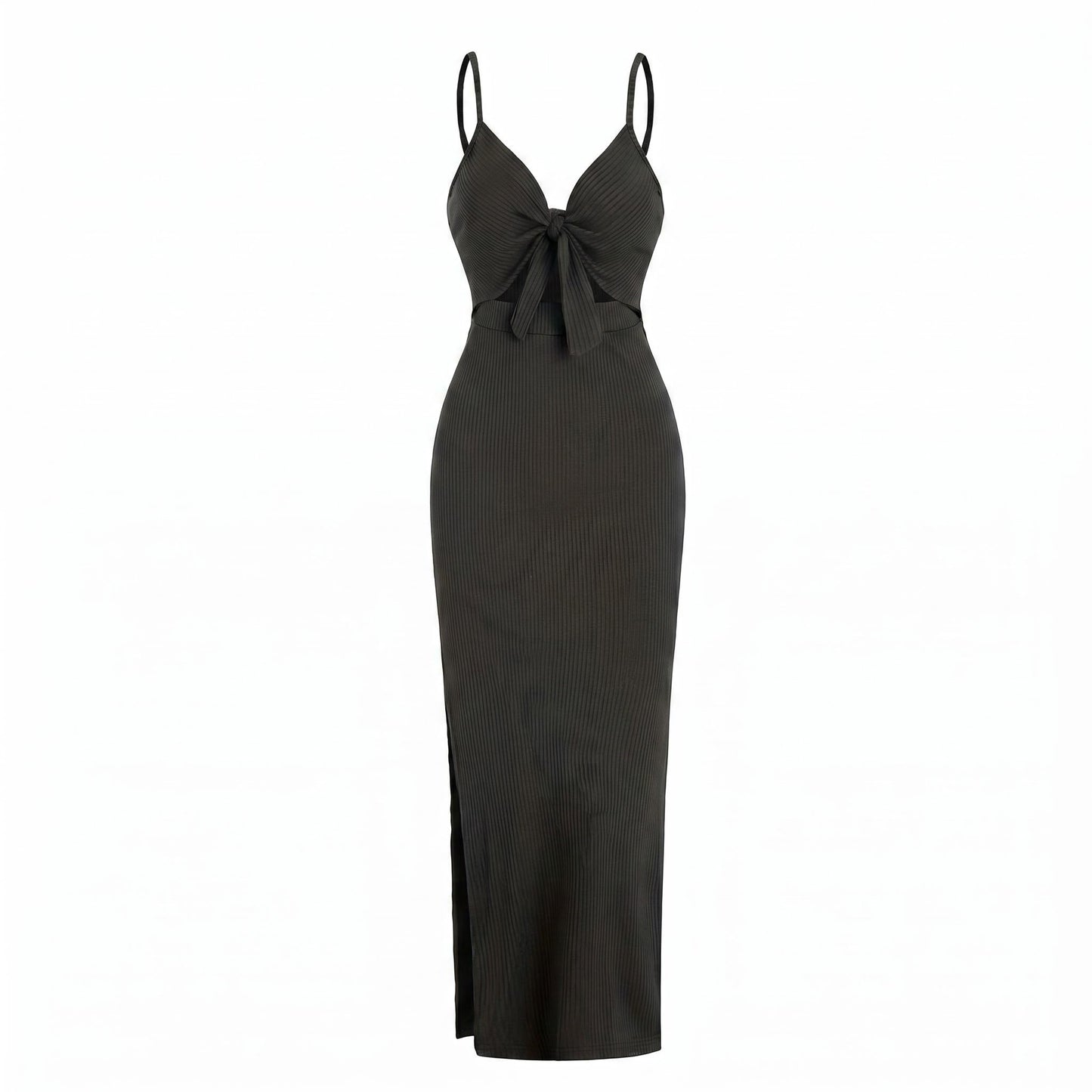 👗Časovo obmedzená zľava✨Jednoduchá jednofarebná elegantná midi sukňa, lichotivý pás a boky, všestranný štýl