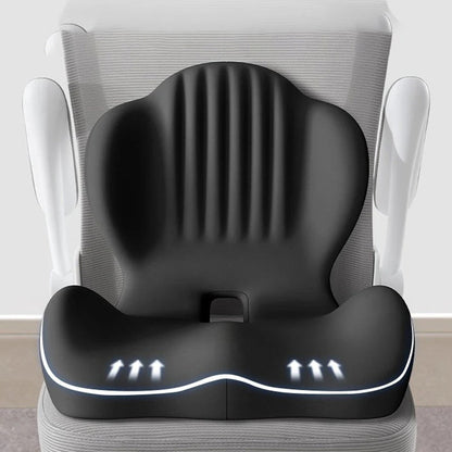 💺Jednodielny ergonomický sedací vankúš s bedrovou opierkou｜Priedušný sedací vankúš pre pohodlie chrbtice po dlhom sedení🚗