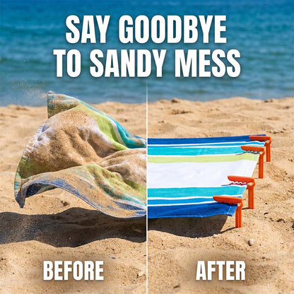 🌊 Plážová deka odolná voči vetru s upínacími sponami – dokonale drží na piesku aj na tráve 🏖️🌬️