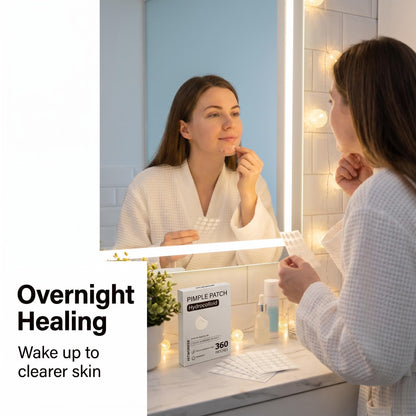 Časovo obmedzená ponuka 💄 Ultratenké priehľadné náplasti na akné, vhodné na použitie ako mejkap, nezlepšia sa ani nezakrúžkujú a chránia pred akné 💆‍♀️🛡️