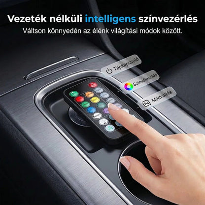 🌈Flexibilné optické ambientné osvetlenie v aute｜Nastaviteľné viacfarebné RGB osvetlenie, ktoré okamžite maximalizuje atmosféru vo vnútri auta🚗