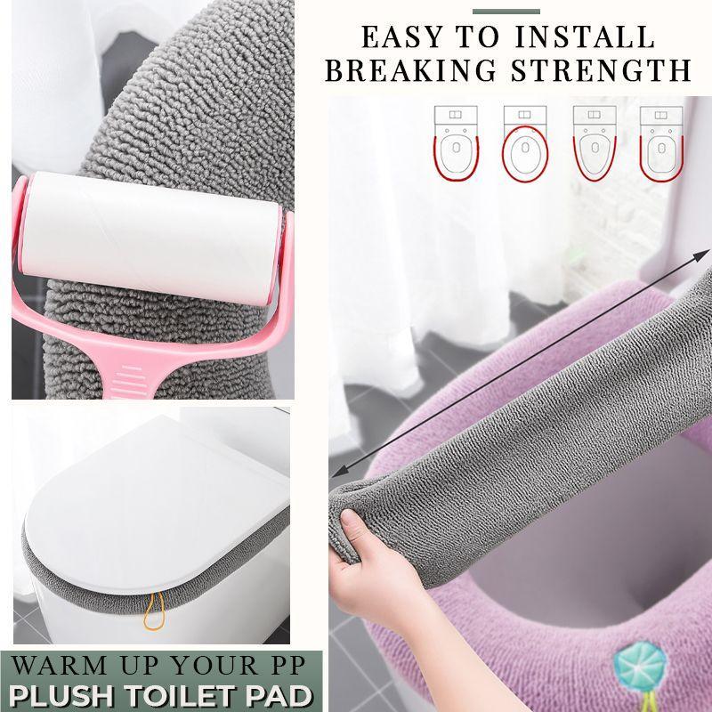 🚽Pletené sedadlo na toaletu, umývateľné
