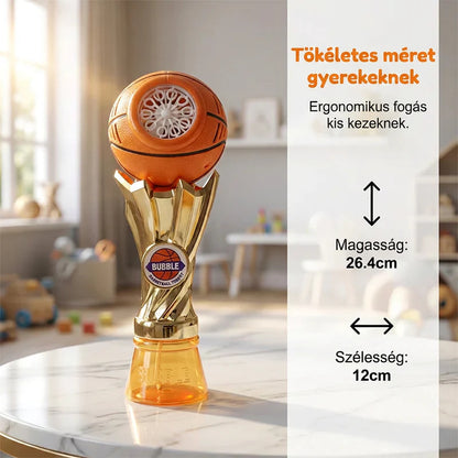 🎵 Motorkárska bublifuk – v tvare športovej trofeje, s blikajúcimi LED diódami, vrátane náplne – na dobierku 🎯