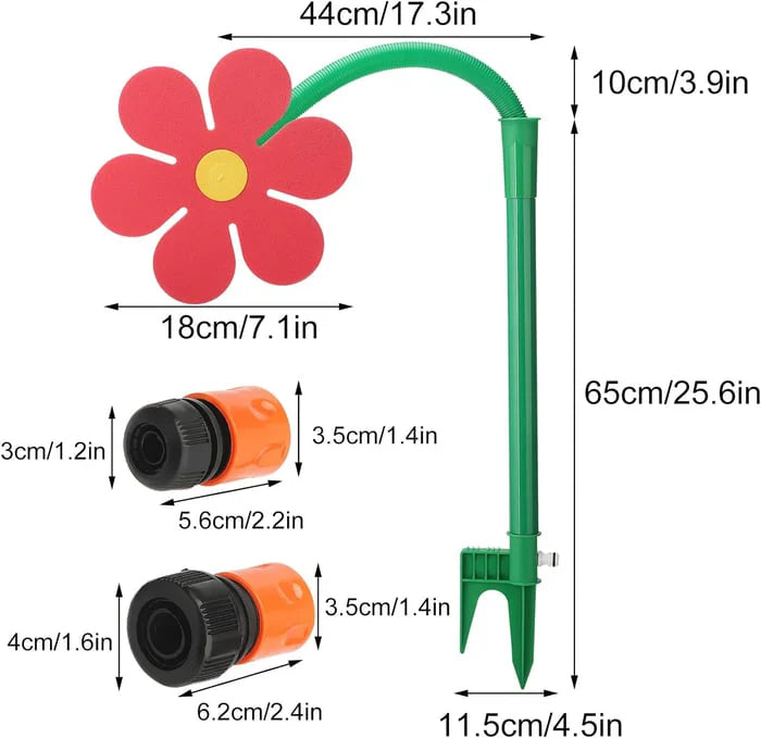 Časovo obmedzená zľava 50 % 💦 Rozkošný tancujúci zavlažovač so slnečnicami, automatické zavlažovacie zariadenie na 360° záhradu 🌼