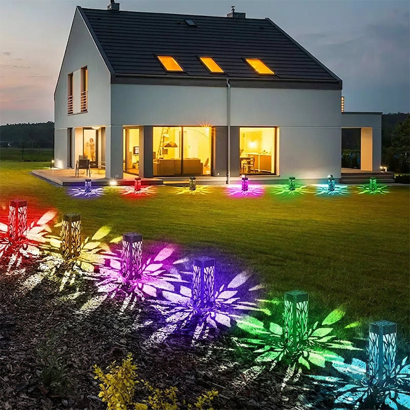 Časovo obmedzená 50% zľava 🌞 Solárne záhradné podlahové svetlá | Ambientné vonkajšie dekoratívne svetlá 🏡