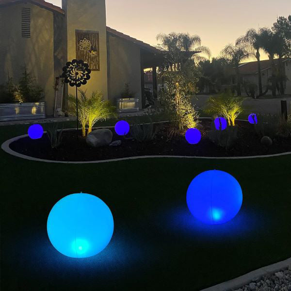 🏊40cm LED plavák s diaľkovým ovládaním｜Nevyhnutnosť na vytvorenie atmosféry na párty pri bazéne a na terase✨