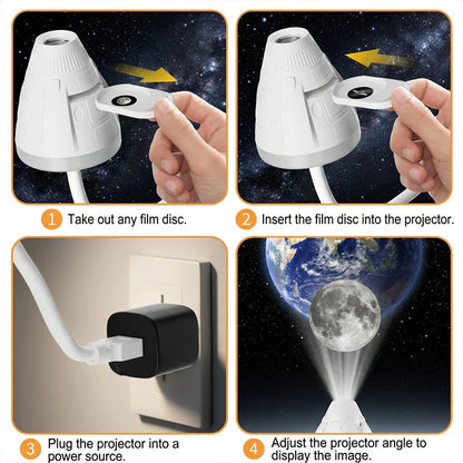 Imersívny projektor hviezdnej oblohy do spálne🌌✨🛏️