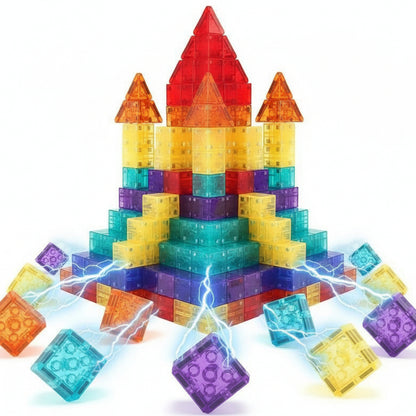 🔥✨Sada magnetických stavebných kociek pre deti | Časovo obmedzená špeciálna ponuka, skvelý pomer ceny a kvality, ideálne na zásobenie