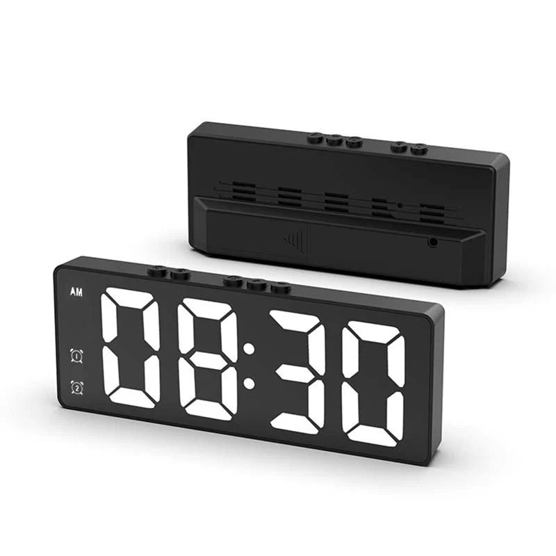 🌡️💡Tento luxusný zrkadlový digitálny budík je praktickým doplnkom pre študentov, kancelárskych pracovníkov a rodiny.