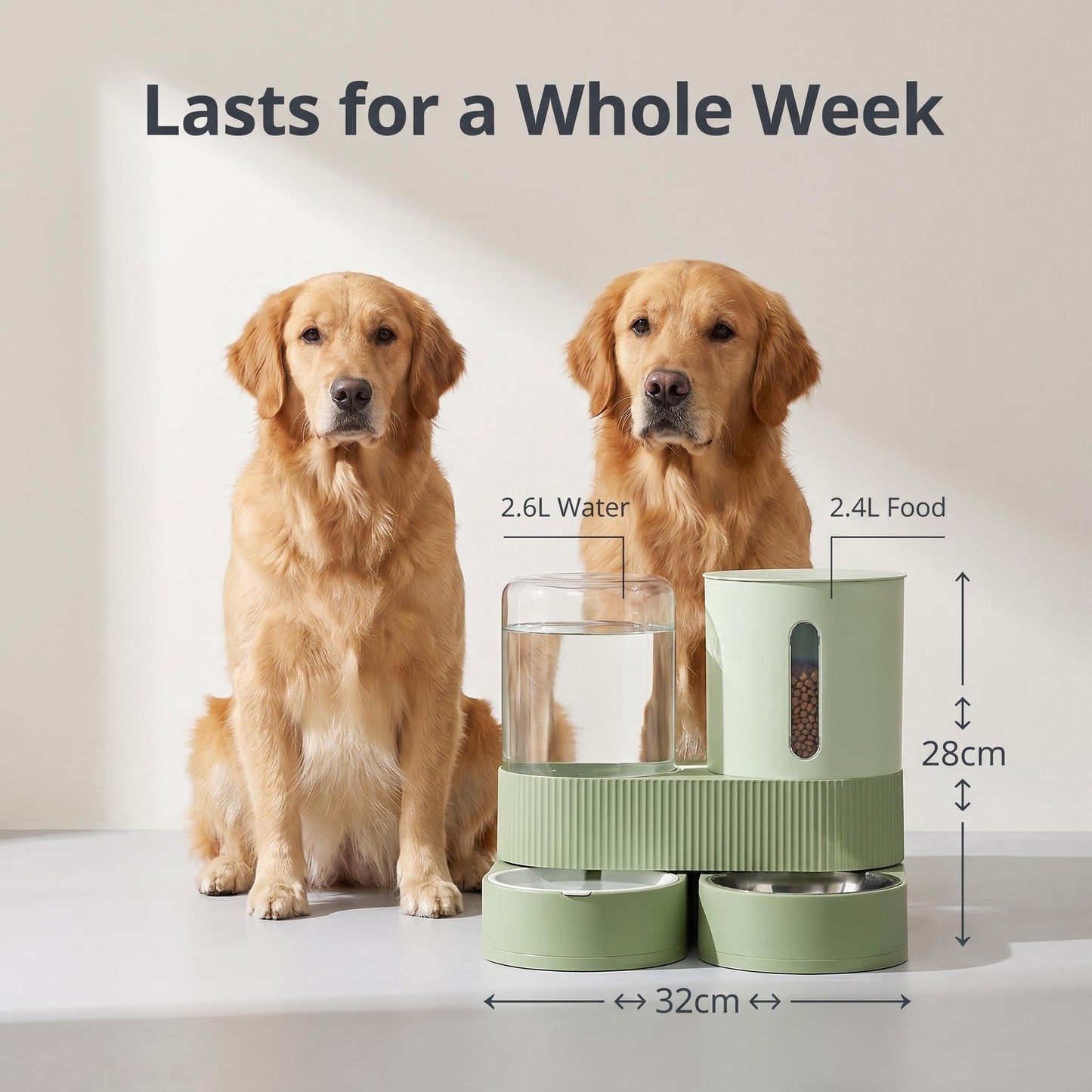 🐱🐶 Kŕmidlo a dávkovač vody pre domáce zvieratá – všetko v jednom! Otáčanie o 360° pre flexibilné umiestnenie, veľká kapacita s výdržou batérie až týždeň 🔥 Časovo obmedzená ponuka
