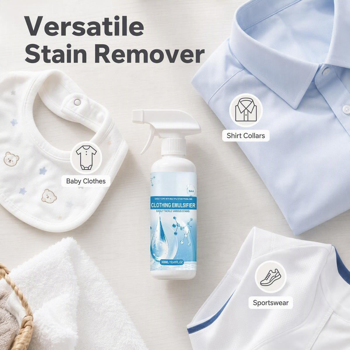 Sprej za odstranjevanje madežev z oblačil | CLEAN
