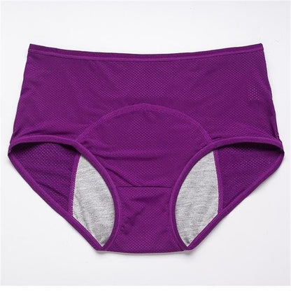 Časovno omejen 50 % popust💧 Troslojne menstrualne hlačke z visokim pasom, ki zadržujejo vlago, neprepustno spodnje perilo za močan tok, menstruacijo in po porodu🩸