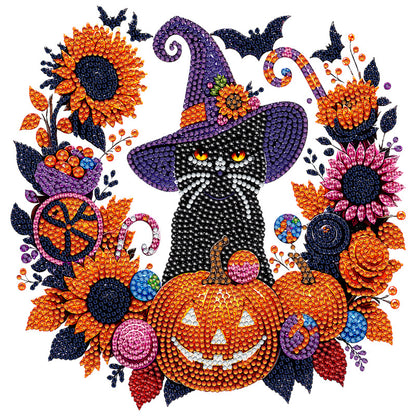 🎃Časovo obmedzená ponuka✨Sada jesenných tekvicových diamantových vencov – kompletná sada náradia na výrobu priesvitných ručne vyrobených ozdôb