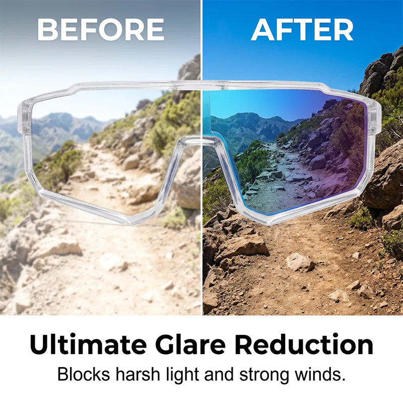 🚴Inteligentné fotochromatické športové okuliare｜Jeden pár je všetko, čo potrebujete na outdoorové aktivity☀️🕶️