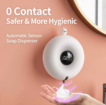 🧼Dávkovač penového mydla s UV modrým svetlom, magnetická indukcia, bez nutnosti vŕtania, nástenný/stolový automatický dávkovač mydla s dvojitým použitím🏠🛡️