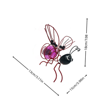 🐝Solárne závesné svetlo Bee｜Vonkajšie vodotesné automatické osvetlenie záhradného ambientného dekoratívneho svetla✨ Časovo obmedzená ponuka
