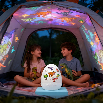 Časovno omejen 50 % popust 💤DINODREAM glasbeni projektor nočna lučka, dinozaver zvezdno nebo morska deklica sanjska pomoč pri spanju🌌