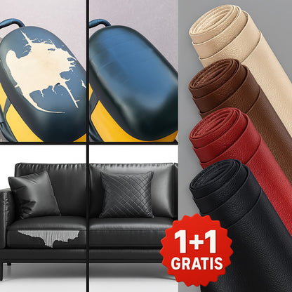 🛋️Časovno omejen 50 % popust✂️ Samolepilni obliž za popravilo usnja - 2-minutni čudež brezšivne obnove kavča in stola!