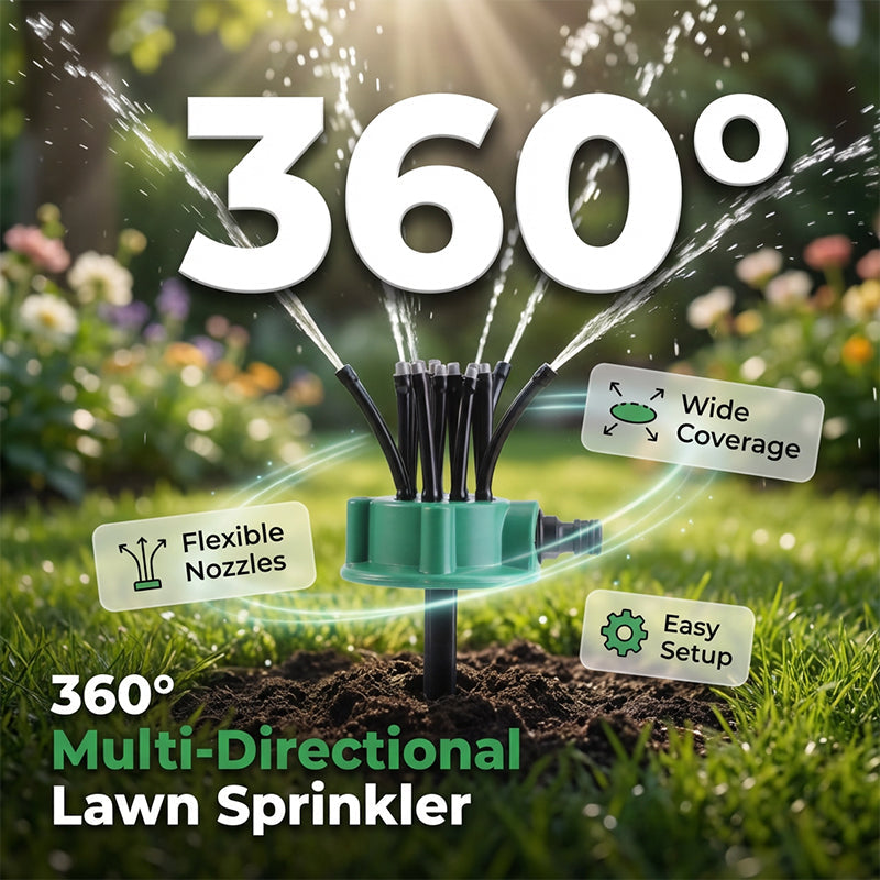 Presný zavlažovač s rozsahom 360°