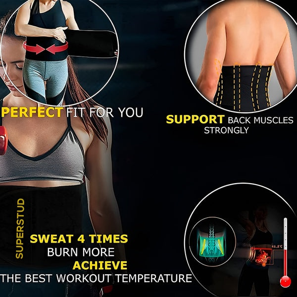 🔥Časovo obmedzená zľava 50 %💪Opasok SLIMERA na potenie, unisex fitness tvarovanie brucha a podpora pásu