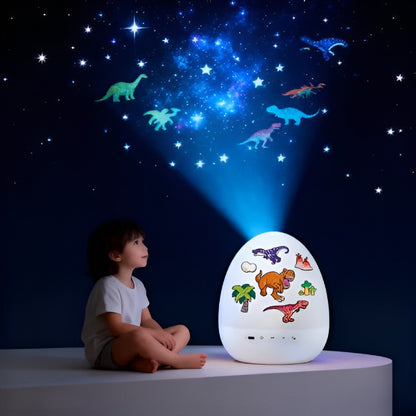 Časovno omejen 50 % popust 💤DINODREAM glasbeni projektor nočna lučka, dinozaver zvezdno nebo morska deklica sanjska pomoč pri spanju🌌