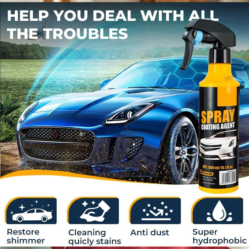 Časovo obmedzená ponuka 🚗 Nano náter do auta v spreji - svojpomocné rozjasnenie a údržba laku auta 💧