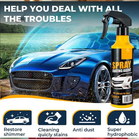Časovo obmedzená ponuka 🚗 Nano náter do auta v spreji - svojpomocné rozjasnenie a údržba laku auta 💧