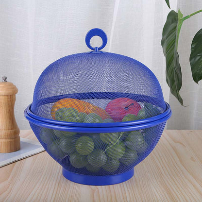 🧺 ČASOVO OBMEDZENÁ AKCIA 🍇 Uzavretý košík na ovocie s vekom – priedušná sieťovina, odkvapkávacia funkcia ✨
