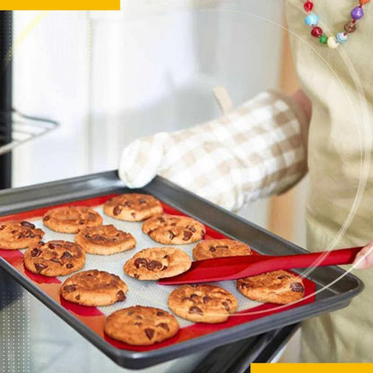 🍪Časovo obmedzená zľava 50 %🔴Silikónová podložka na pečenie zo sklenených vlákien potravinárskej kvality, odolná voči vysokým teplotám, recyklovateľná, nepriľnavá