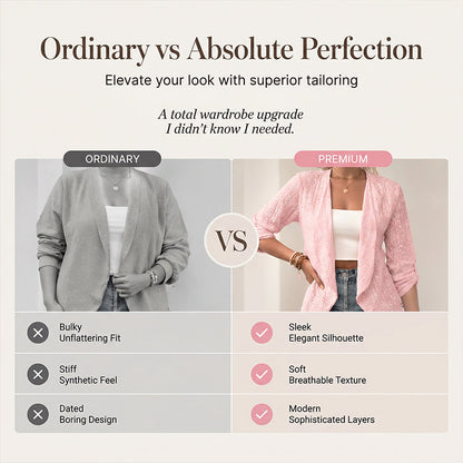 Časovo obmedzená zľava 50% 🌸 Letný prešívaný žakárový kardigan, ľahký, priedušný, klimatizovaný, slnečno-ochranný vrchný odev 🌿👗
