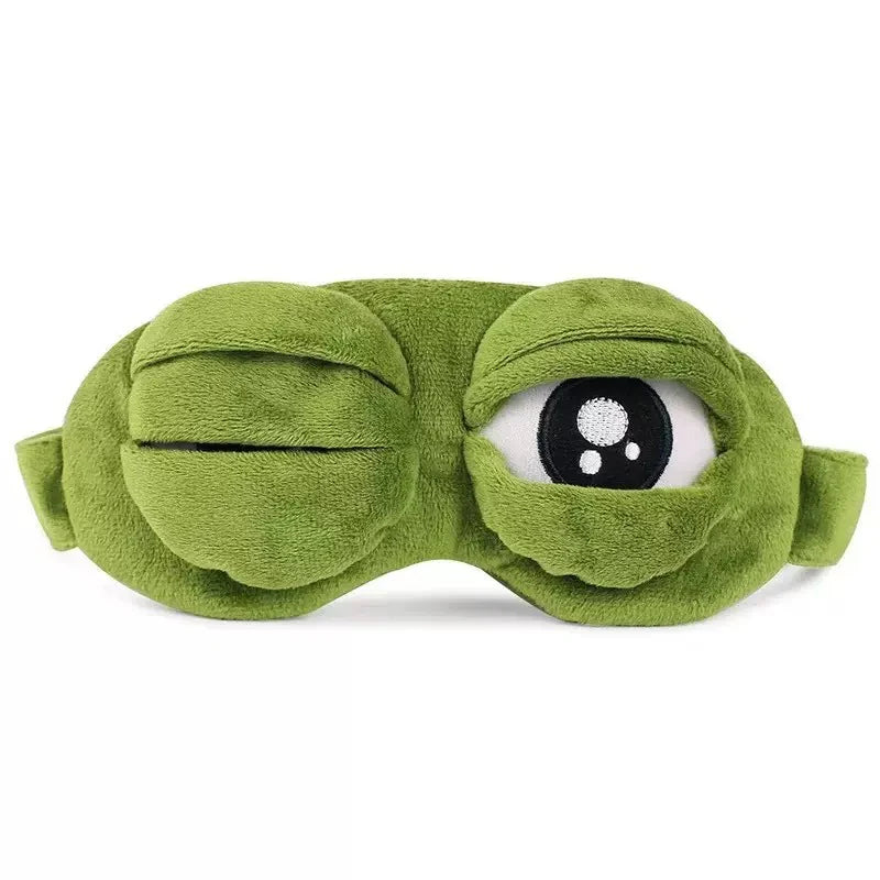🐸3D spacie maska s roztomilou a vtipnou žabkou