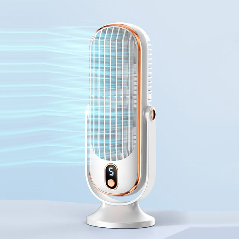 ❄️Stolový ventilátor｜5-úrovňové dotykové ovládanie, tichá prevádzka, dlhá výdrž batérie, ventilátor na pracovnú stanicu/nočník💨