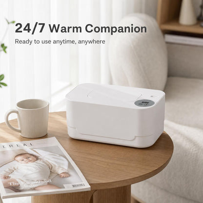 Naprava za ogrevanje otroških robčkov s 24-urno regulacijo temperature | WARM