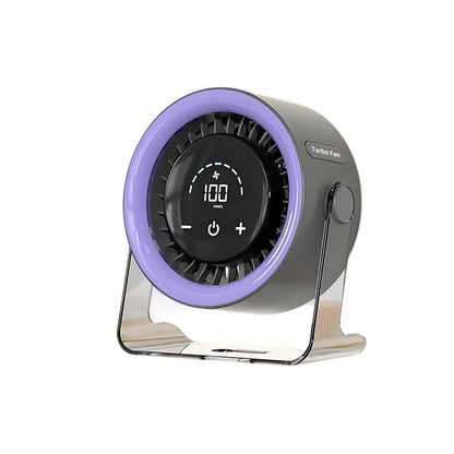 💨Tichý nabíjateľný mini ventilátor so 100 rýchlosťami｜Nastaviteľný o 180°, stolný/nástenný mini ventilátor✨