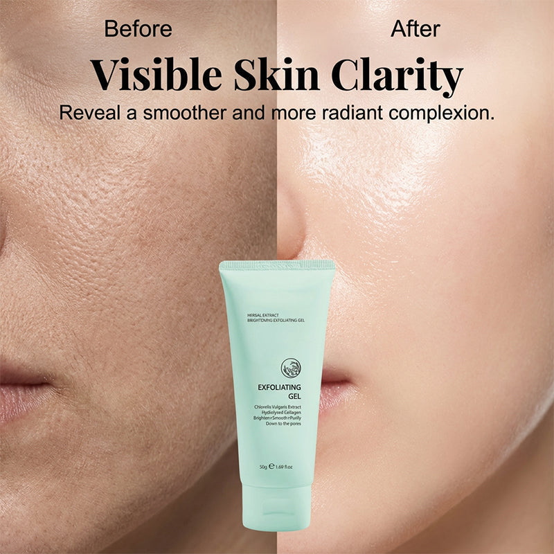 Leštiaci a exfoliačný gél s výťažkom z liečivých rastlín