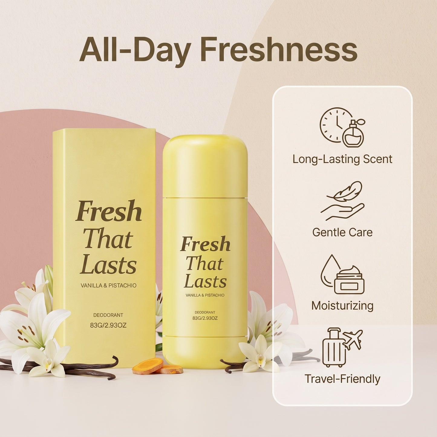🧴Časovo obmedzená zľava 50%💦Dlhotrvajúci antiperspirant a dezodoračný telový krém, rýchloschnúci, nezanecháva biele stopy, osviežujúci krém do podpazušia