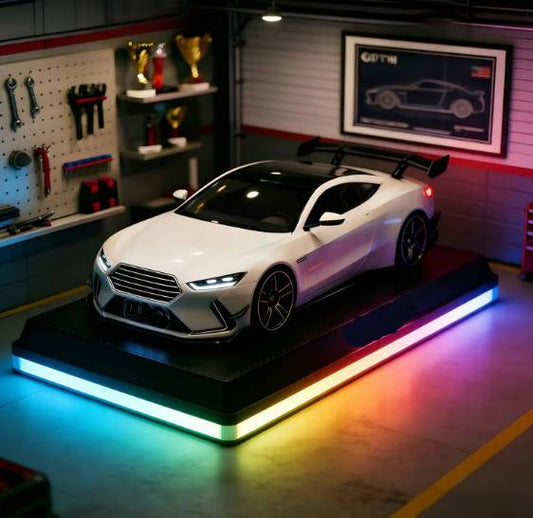 【🎁📿Náhrdelník s ružou zdarma🎁】🎄Super športové auto——🏎️Realistický motor a svetelné efekty GTR