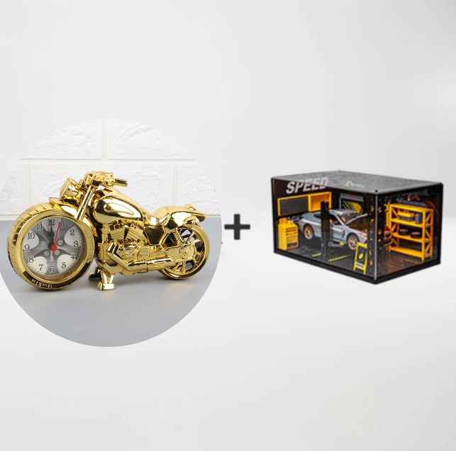 🎁Náhrdelník s ružami zadarmo🎅 VÝPREDAJ SVIATKOV🏍️⏰Kreatívny budík na motorku🎁