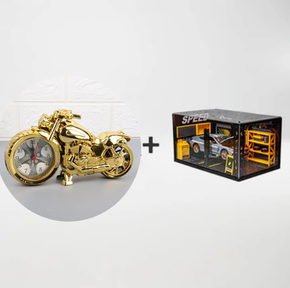 🎁Náhrdelník s ružami zadarmo🎅 VÝPREDAJ SVIATKOV🏍️⏰Kreatívny budík na motorku🎁