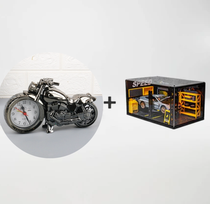 🎁Náhrdelník s ružami zadarmo🎅 VÝPREDAJ SVIATKOV🏍️⏰Kreatívny budík na motorku🎁