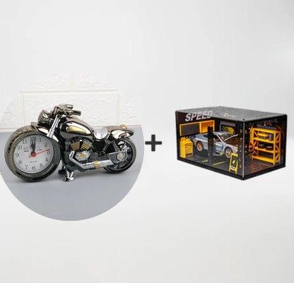 🎁Náhrdelník s ružami zadarmo🎅 VÝPREDAJ SVIATKOV🏍️⏰Kreatívny budík na motorku🎁