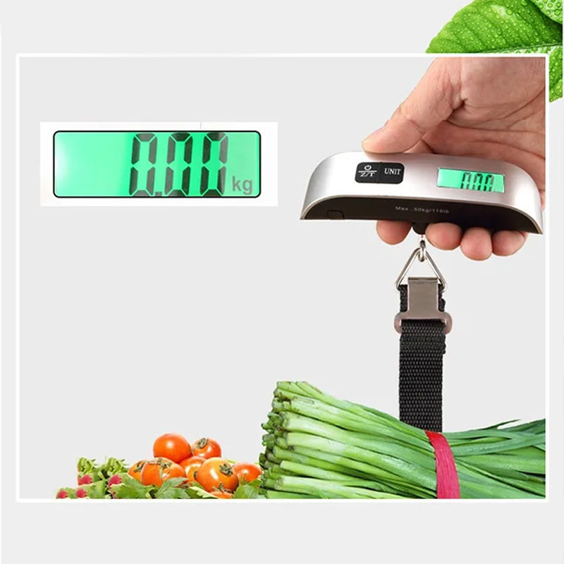 Prenosná LCD váha na batožinu