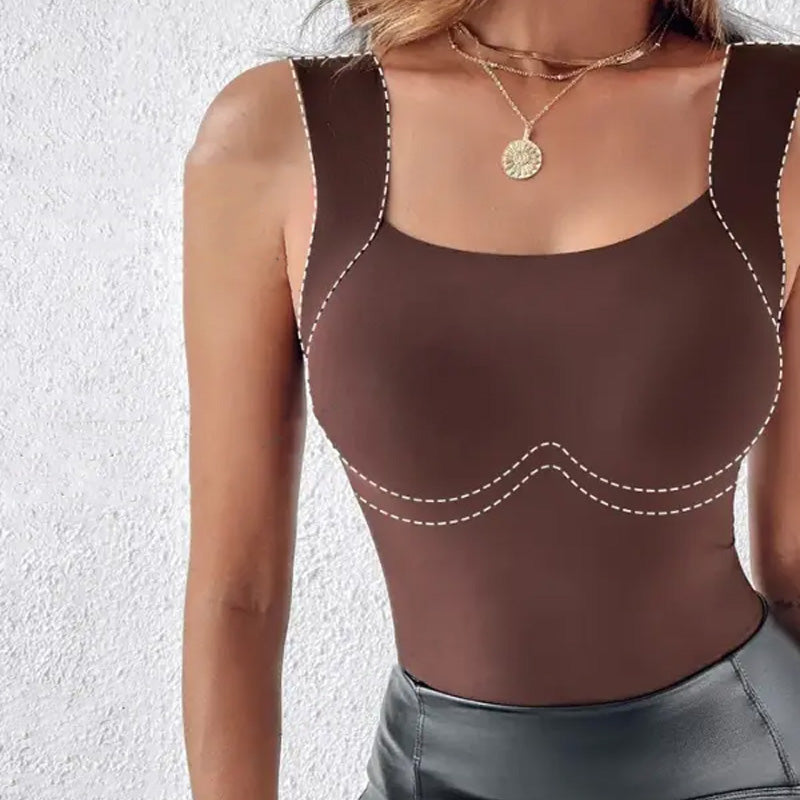 【🎁📿Ružový náhrdelník zdarma🎁】💖 (S-5XL) Tvarujúci top s integrovanou podprsenkou 💃