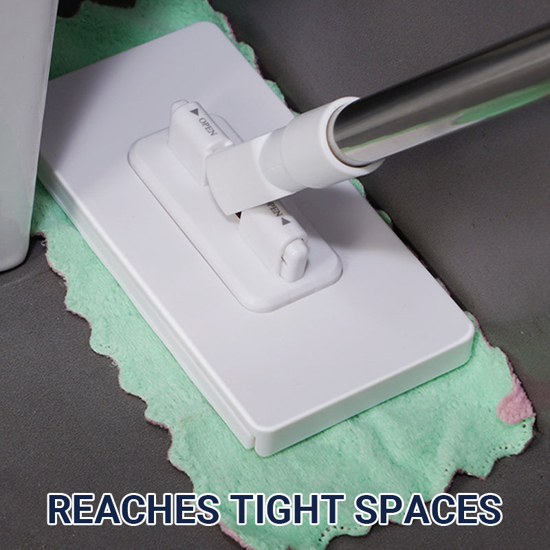 💦Jednorázový mop na prach so 4 opakovane použiteľnými utierkami