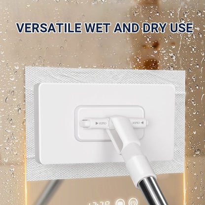 💦Jednorázový mop na prach so 4 opakovane použiteľnými utierkami