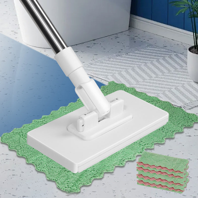 💦🧹Mop na prach so 4 opakovane použiteľnými utierkami
