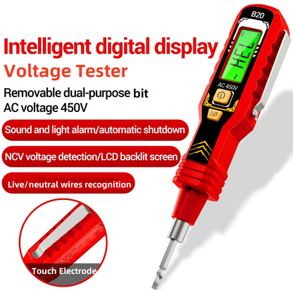 Bezkontaktný tester napätia s LCD displejom