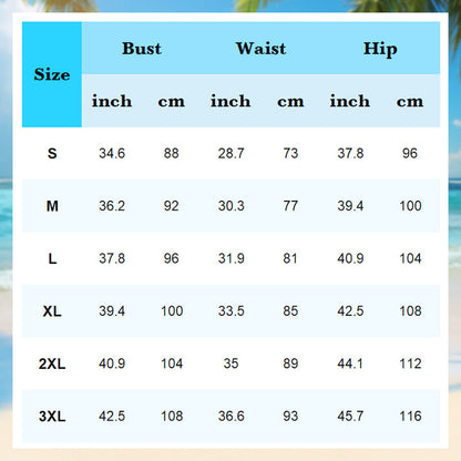 🔥👙 Dámsky dvojdielny plavecký set s potlačou Tankini a šortky