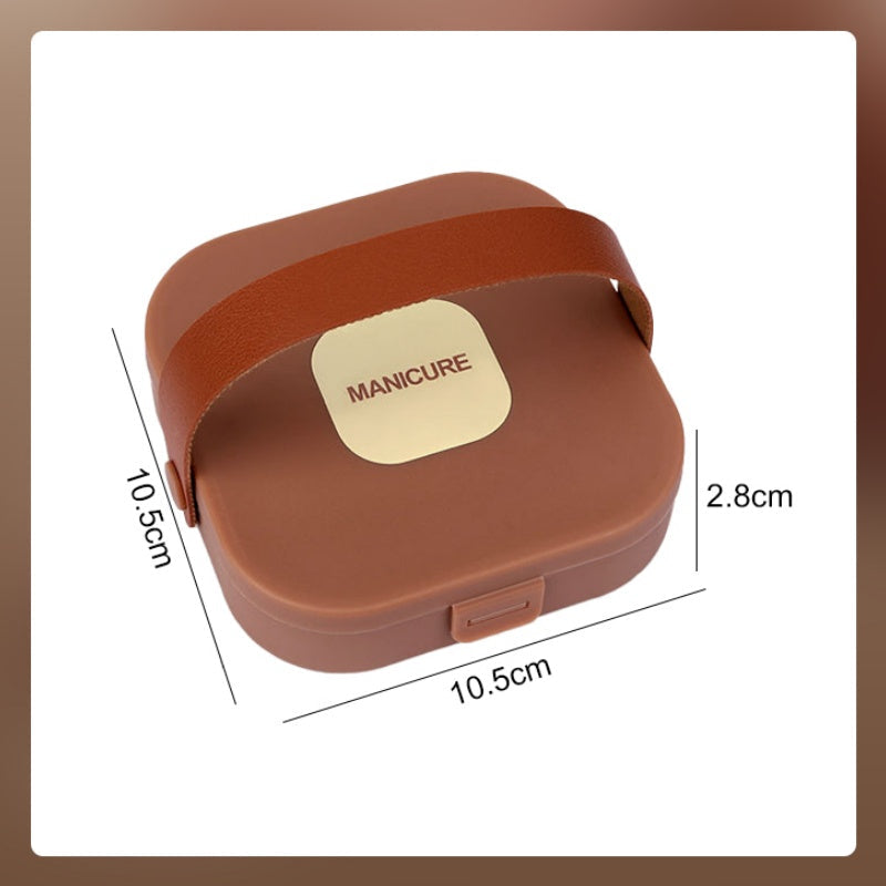 🥰Prenosná 7dielna sada na manikúru s nožnicami na nechty